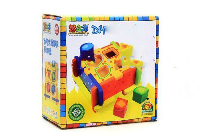 Children's Educational Shape House Toys, DIY Three-dimensional Shapes Cognitive Box (A045)