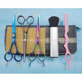 Professional Hair Salon Scissors Set,  Barber Scissors Set, Hairdressing Scissors Set