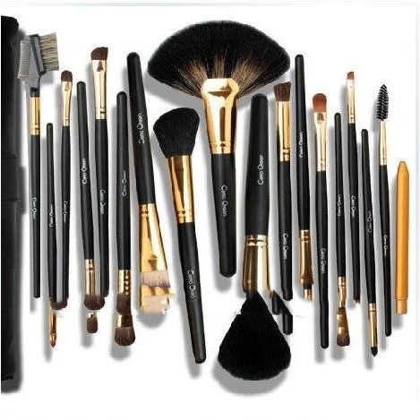 Free Shipping Professional Natural Animal Hair Brushes 18 sets