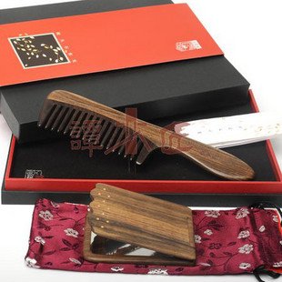 Free Shipping Supper Durable Wide-toothed Wood Comb