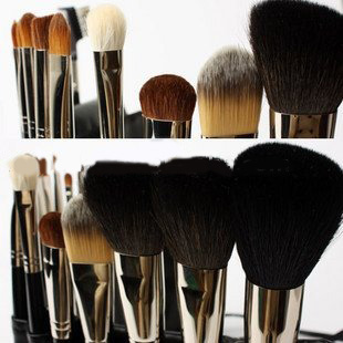 Free Shipping High Quality 22 pcs Professional Makeup Brush Set with Copper Ferrule