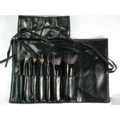 Professional Brush Set With Number Leather Pouch 7 Pieces