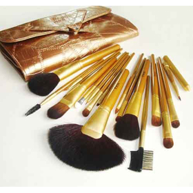 Free Shipping Sexy Women's Makeup Set with Bag 18pcs Set