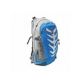 Blue With Zippers Nylon Hiking Backpacks