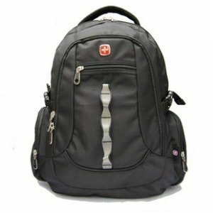 Shoulders Black Nylon School Backpacks