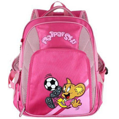 Cartoon Images Pink Nylon & Polyester Kids Backpacks