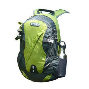 Green Nylon With Buttons Travel Duffel Bags