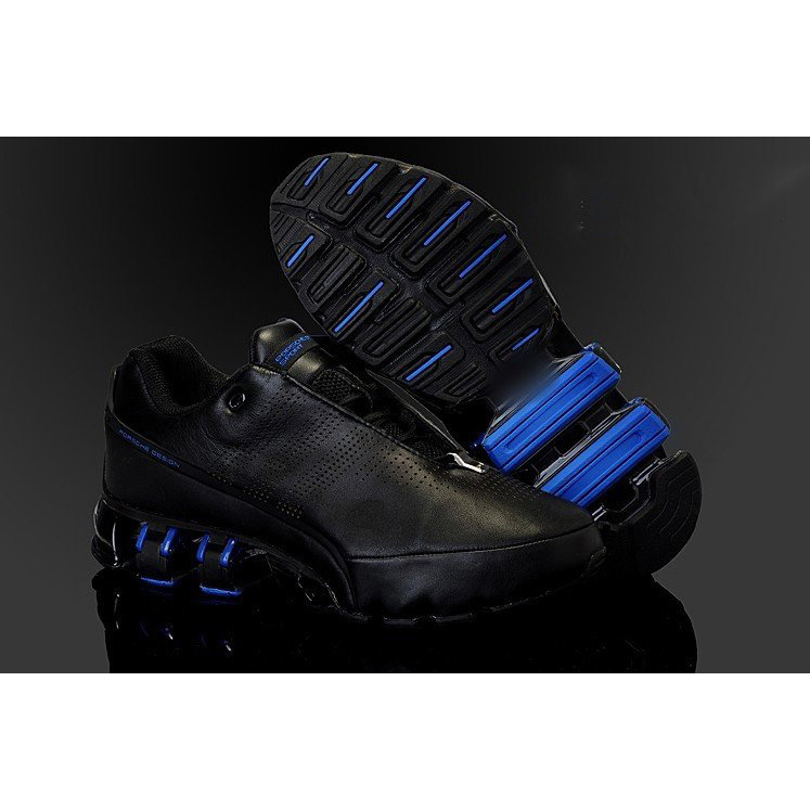 Black Leather Face Rubber Men's Bowling Shoes