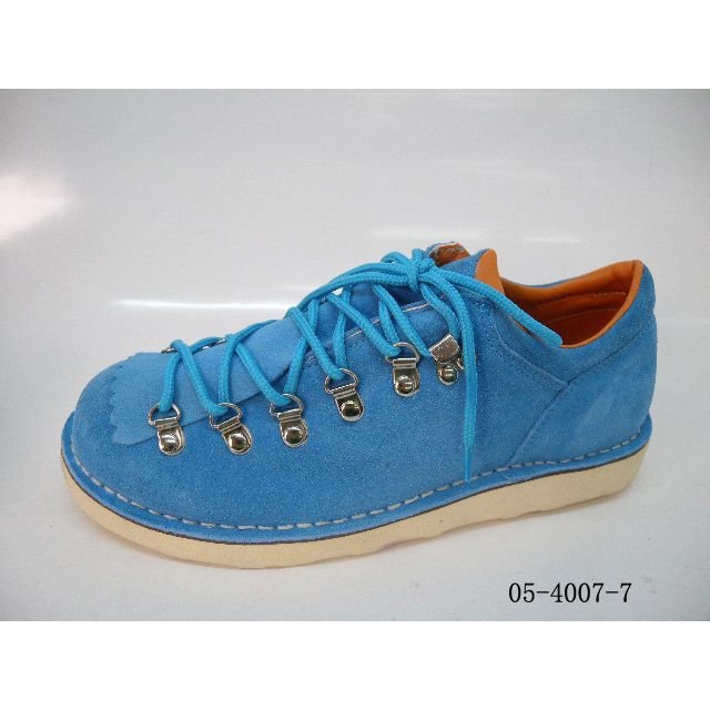Men's Blue PU Lace-Up Climbing / Hiking Shoes