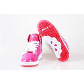 Red With Tie Flat Bottom Women's Basketball Shoes
