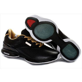 Black Leather & Cotton Lace-up Women's Skate Shoes