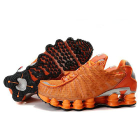 With Gear Shape Orange Lace-up Women's Training Shoes