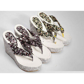 2011 New Style Women's Fashion Kvoll Sandals Calico Disposable Slippers