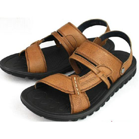 Men's Beach Genuine Leather Leisure Sandals