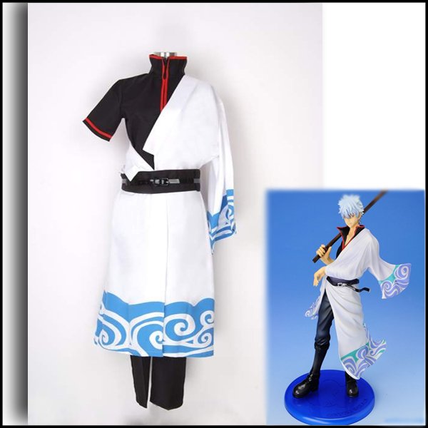 Sakata Gintoki Anime Costumes, Cosplay Apparel, Gintama Costumes Free Shipping