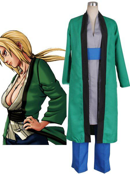 Women's Naruto Tsunade 5th Hokage Cosplay Costume