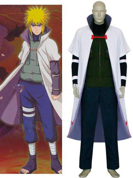 Men's Naruto Yondaime 4th Hokage Cosplay Costume