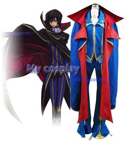 Code Geass Cosplay Costume, Men's Party Costume