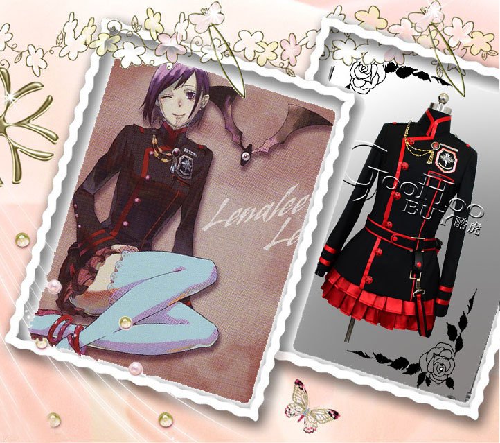Free Japanese Anime D.Gray Man Lenalee Lee Cosplay Costume