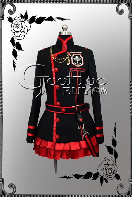 Free Shipping Japanese Anime D.Gray Man Lenalee Lee Cosplay Costume