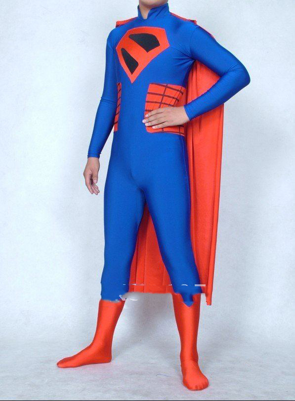 Lycra Spendex Zentai Superhero Costume SUPERKING C130