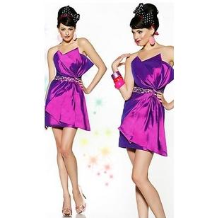 Newest Style Sleeveless Polyester Fashion Design Cocktail Dress