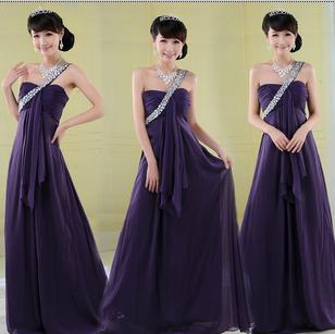 One Shoulder Ankle Length White & Black Celebrity Dresses