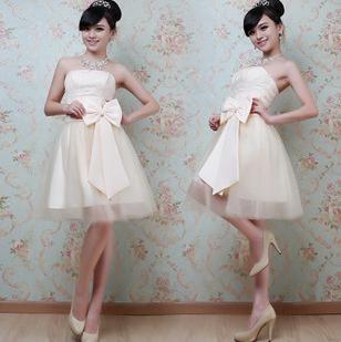 White With Ribbons Sleeveless Homecoming Dresses