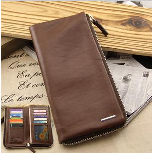 Free Shipping Men's Leather Wallet Fold Wallet