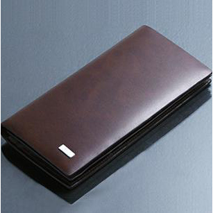 Men's Top Layer Leather Wallet With Change Purse