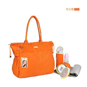 Orange Thick Comfortable Mami Bags, Mommy Bags, Diaper Bags