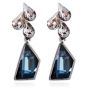 18K White Gold 6CT Sapphire 2.5CT  DiamondI Earrings