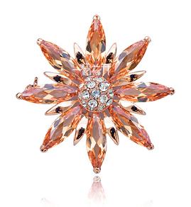 2011 New Arrival Traditional Handwork Crystal Brooches With Fashion