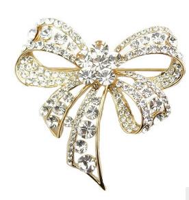 Various Rhinestone Women Brooches With Fashion Design