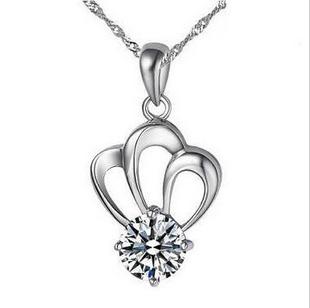 Flower Diamond Necklace Fashion Women Jewelry Necklace