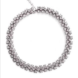 Jewelry with Natural Crystal Necklace Wedding Necklaces Affection Silk