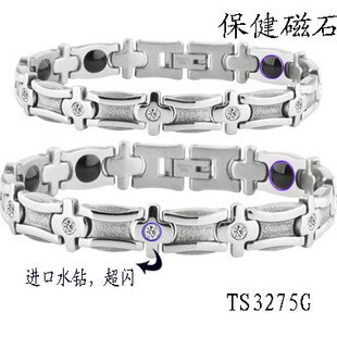 Round Fashion Style Keep Health  Titanium Bracelet For Love