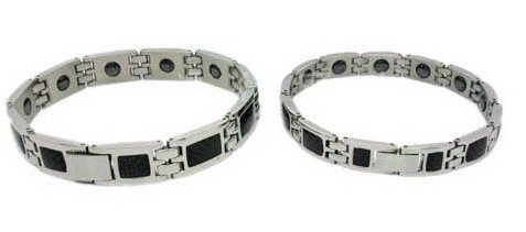 Silver Black Fashion Jewelry Health Care Function Titanium Jewelry