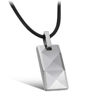 Cutting Multi-faceted Tungsten Pendant, Lovers Couple Pendant with P3331