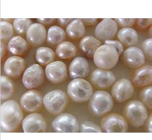 Baroque Pearl Loose Freshwater Pearl Beads BP37 Silver White