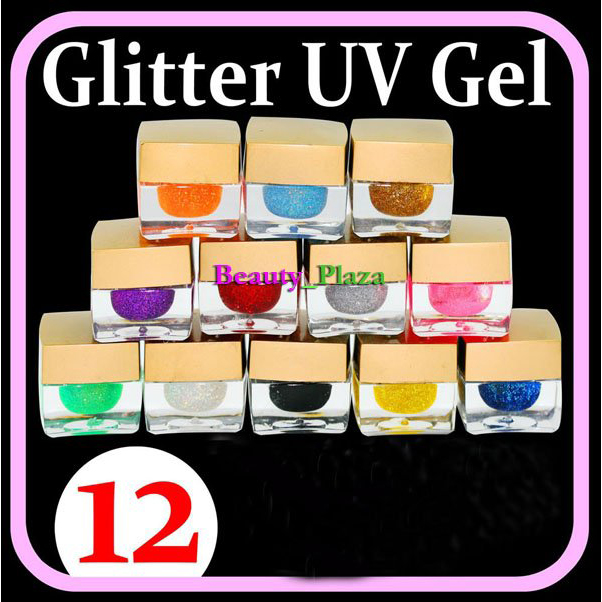 20 ml 12 Colors Of Transparent UV Gel Building Nail Art
