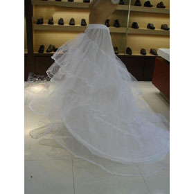 Brand New Fashion Desgin Underskirt Petticoat Two Layers Hoop With Tail