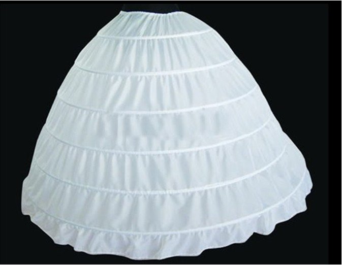 White Plain Dyed Silk Slip Wedding Petticoat BP1131