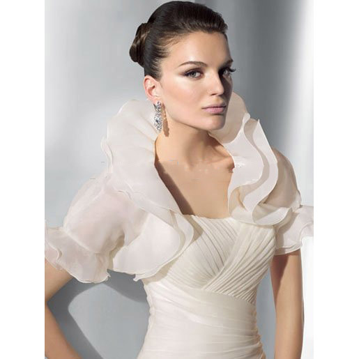 Short Sleeve Bridal Wedding Accessories Jacket SL-82