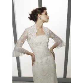 Excellent Lace Wedding Bridal Bolero Shrug Jacket
