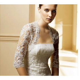 Custom-made Wedding Bridal Bolero / Shrug Jacket