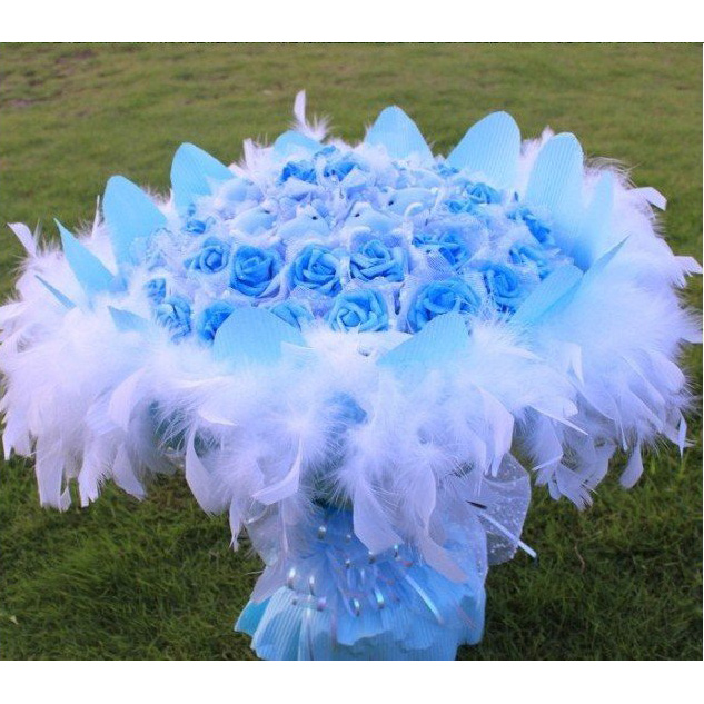 Wedding Valentine Gift Teddy Bear Rose Flower Bouquets