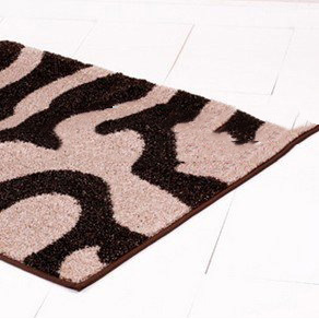 Shaggy Floor Carpet ( Dark Brown, Orange-yellow, Black, Wine Red )