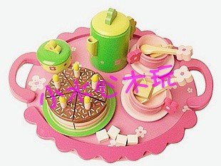 Free Shipping Kid's Wood Toys - Dejco Birthday Tea Party, Wooden Toys