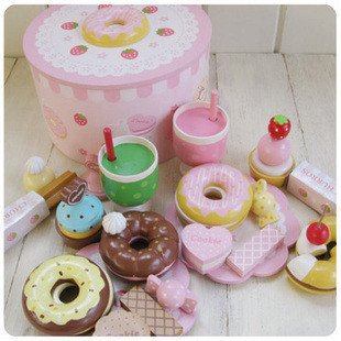 Free Shipping Kid's Wooden Toys - Mother Garden Donuts Dim Sum Party